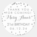 Search for silver white stickers Twenty one