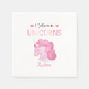 Search for unicorn napkins Girl