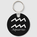 Search for aquarius zodiac sign key rings Star