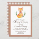 Search for fox baby girl shower invitations Cute