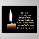 Search for jesus is the light of the world posters Prince of peace