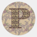 Search for initial p stickers Elegant