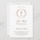 Search for peony first communion invitations Catholic