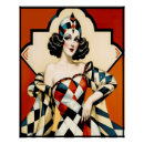 Search for harlequin art Vintage