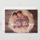 Search for double joy invitations Twin babies
