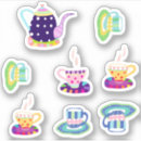 Search for cute teacup stickers Colourful