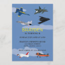 Search for jet plane invitations Blue