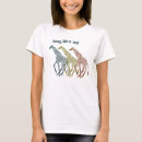 Search for giraffe womens tshirts Happy