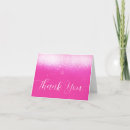 Search for hot pink thank you cards Cool
