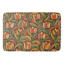 Search for floral bath mats Retro floral pattern