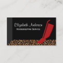 Search for housekeeping business cards Trendy