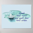 Search for kind words posters Watercolor