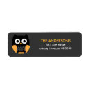 Search for funny owl return address labels Halloween