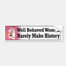 Search for behaved bumper stickers Women