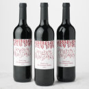 Search for merry christmas wine labels Typography