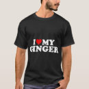 Search for i love gingers tshirts Heart