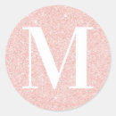 Search for monogram bridal shower stickers Glitter