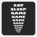 Search for eat sleep game stickers Gaming