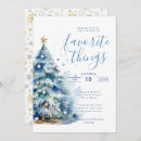 Search for favourite things christmas invitations Watercolor