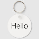 Search for hello key rings Modern