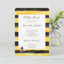 Search for black yellow baby shower invitations Gold