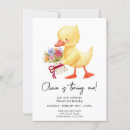 Search for rubber duck invitations One lucky duck