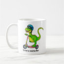 Search for green dinosaur mugs T rex