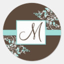 Search for turquoise and brown stickers Aqua