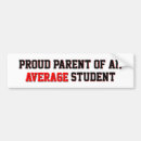 Search for proud parent bumper stickers School