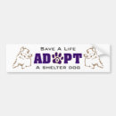 Search for adopt a dog bumper stickers Shelter