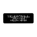 Search for wedding black and white return address labels Professional