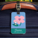 Search for peanuts luggage tags Snoopy