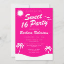Search for girly sweet 16 invitations Calligraphy script