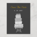 Search for wedding cake postcards Black