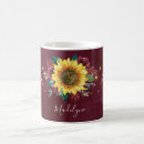 Search for burgundy floral mugs Rustic