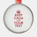 Search for keep calm christmas tree decorations Humour