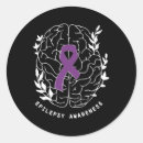 Search for epilepsy ribbon stickers Brain