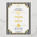Search for gold foil geometric wedding invitations 1920