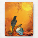 Search for human skulls mousepads Halloween