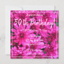 Search for mom 50th birthday invitations Floral