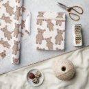 Search for bears wrapping paper Rustic