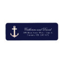 Search for nautical anchor return address labels Classy