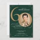 Search for emerald 60th birthday invitations Typography