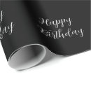 Search for cursive wrapping paper Happy birthday