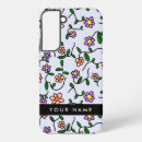 Search for black background samsung cases Floral pattern