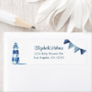 Search for lighthouse return address labels Blue