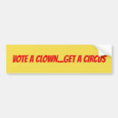 Search for circus bumper stickers President