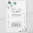 Search for eucalyptus bridal shower games Rustic
