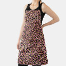 Search for pink leopard aprons Black
