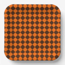 Search for brown gingham paper plates Orange